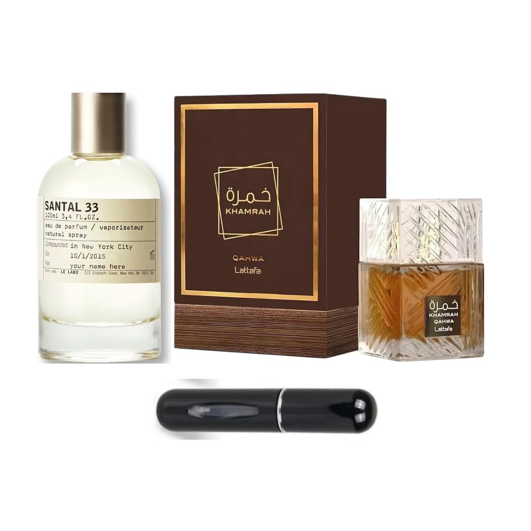 SANTAL 33 + KHAMRAH QAWHA ESTUCHE + PERF
